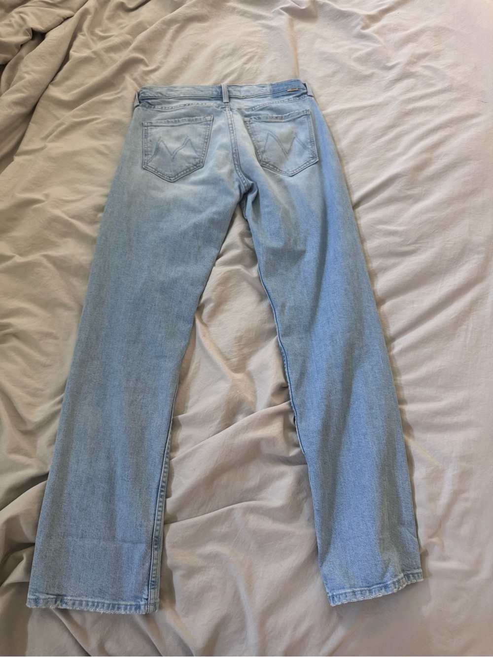 MOTHER Light Wash Straight-Leg Jeans - Picture 2 of 6